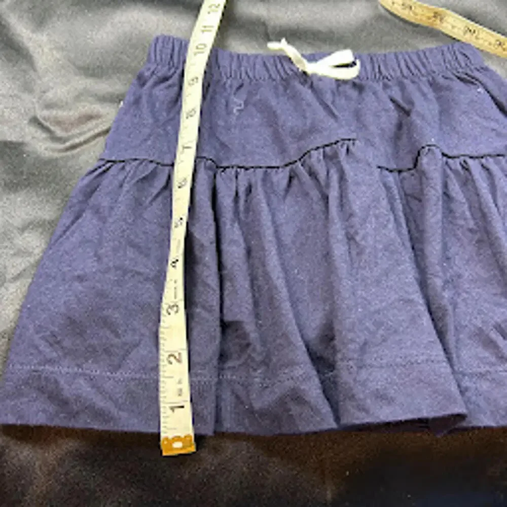 OshKosh‎ B’gosh Girls Skirt 4T Navy Blue Faux Tie NWT